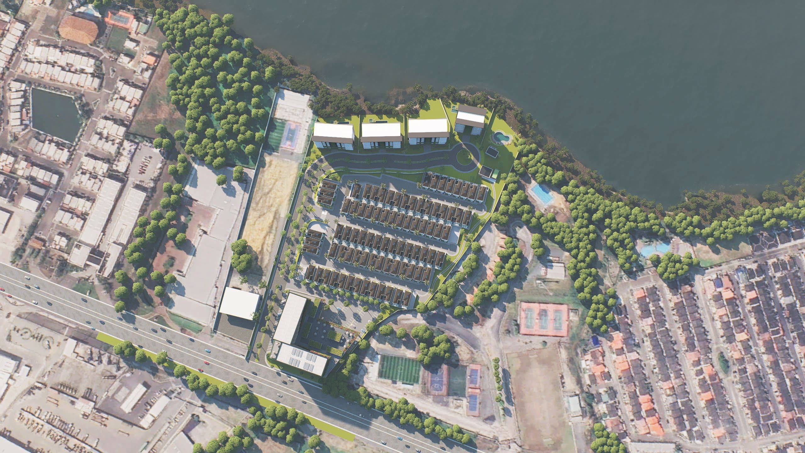 Masterplan de AXIS Business HUB y su entorno